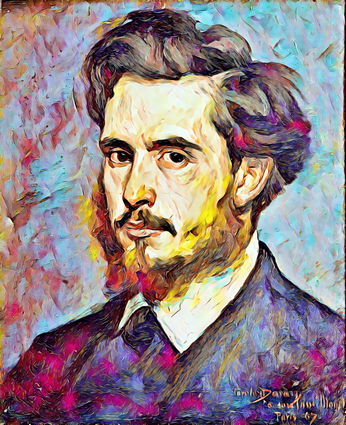 Carolus Duran Portrait de Claude Monet oil  Print