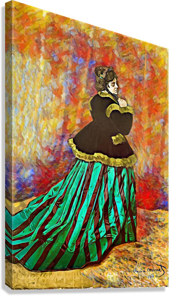 Claude Monet Camille imp Canvas Print