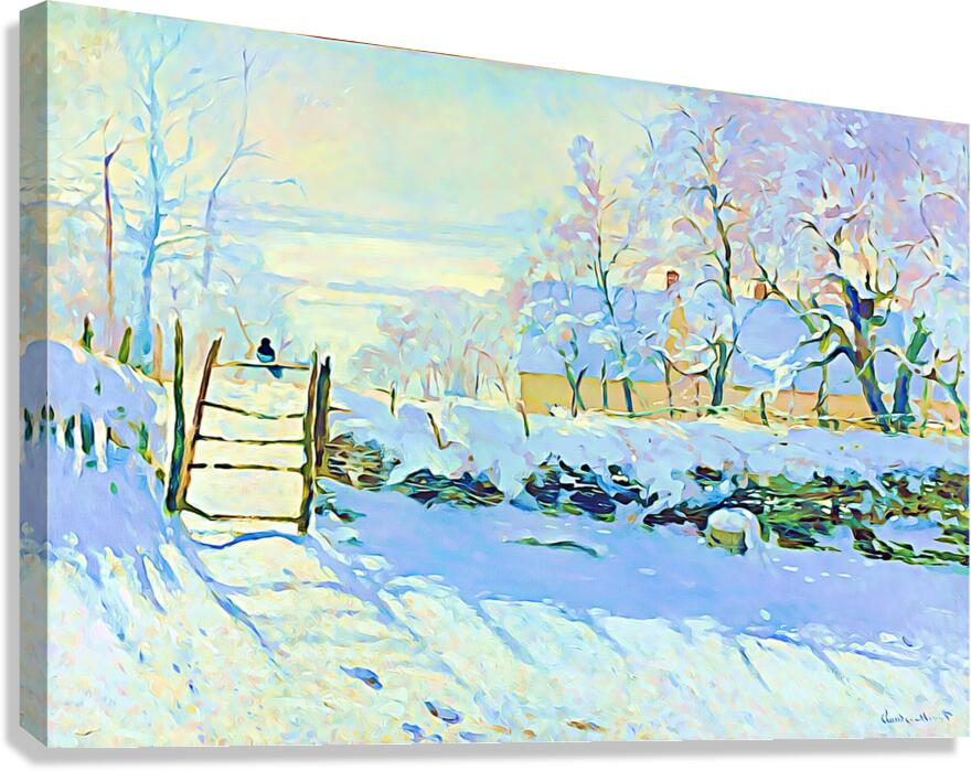 The Magpie 1868–1869  oil  Canvas Print