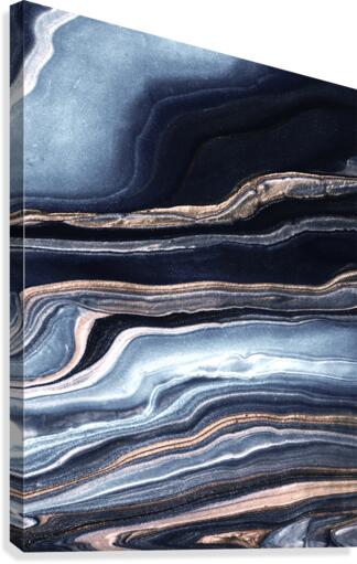 Marble Swipe Canvas Print