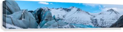 Glacier range Canvas Print