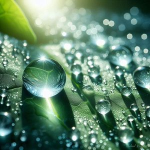 Water Droplets by Michael Woodard