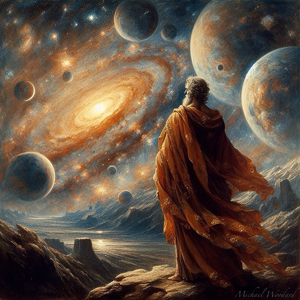 Creator Deity by Michael Woodard Print