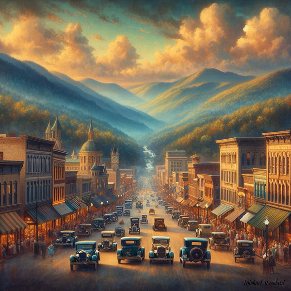 Old Butler Tennessee by Michael Woodard  Print