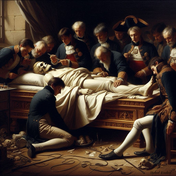 Napoleon’s Death Mask by Michael Woodard by Michael Woodard