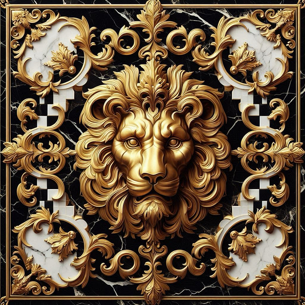 Majestic Lion by Michael Woodard Print