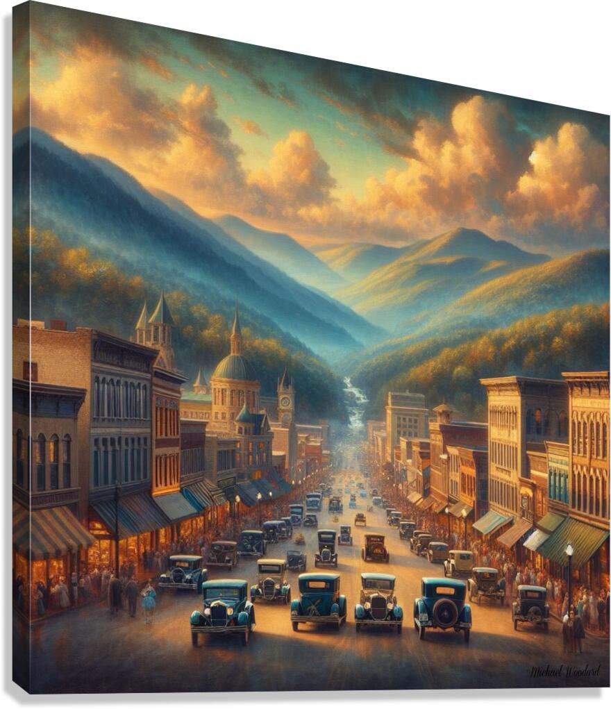Old Butler Tennessee by Michael Woodard  Canvas Print