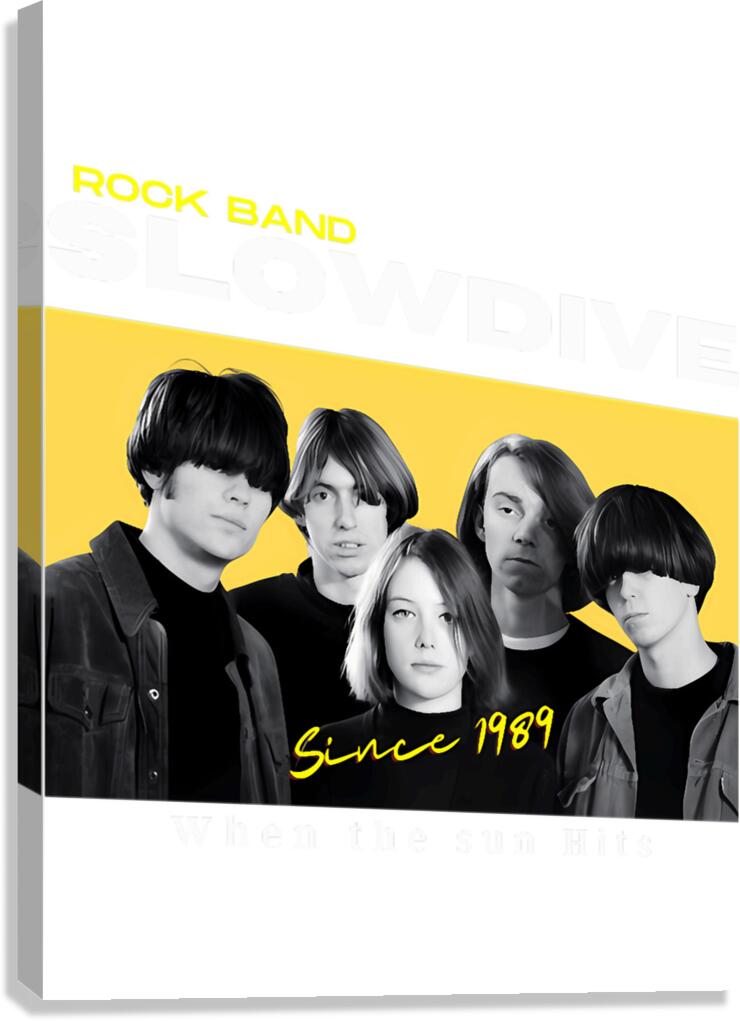 Slowdive 7 Canvas Print