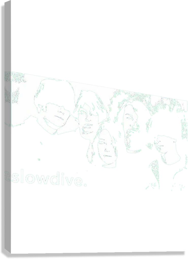 Slowdive 24 Canvas Print