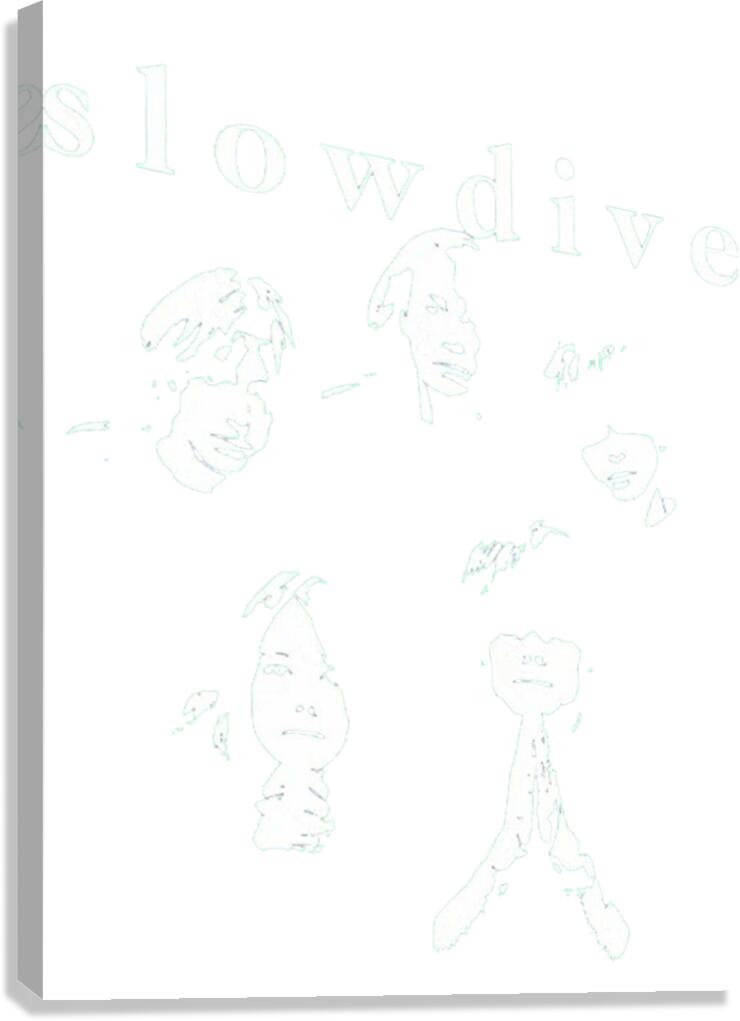 Slowdive 9 Canvas Print