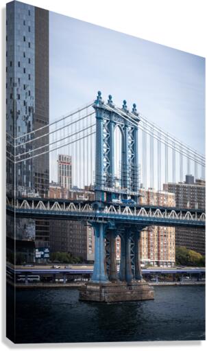 Bleu Manhattan Canvas Print