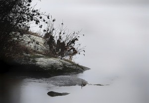 Foggy Point - Lisbon Falls Maine - Maine River Wall Art
