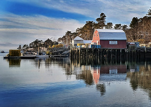 The Lobster Dock - Maine Coast Wall Art
