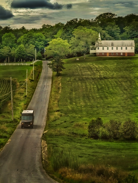 Summer on Westborough Road Print