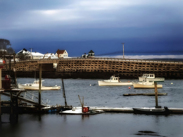 Tranquil Moments by the Cribstone - Maine Coast Wall Art Print