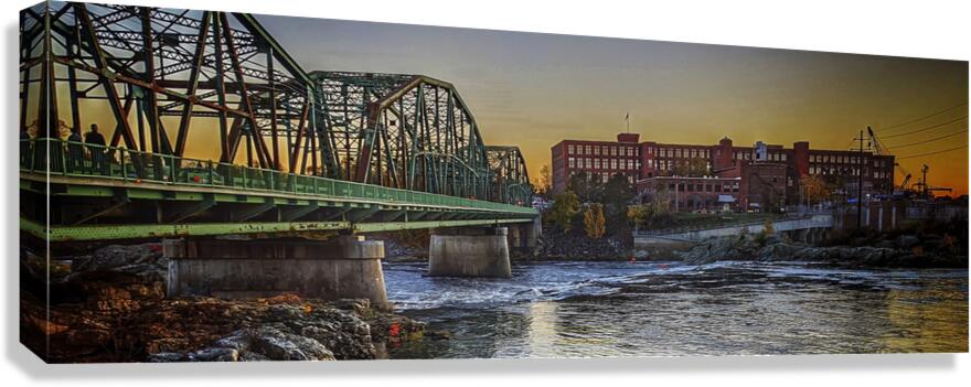 History at Sunset Canvas Print