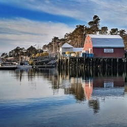 The Lobster Dock - Maine Coast Wall Art