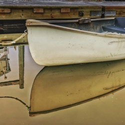 Skiff On A Mirror - Maine Coastal Wall Art
