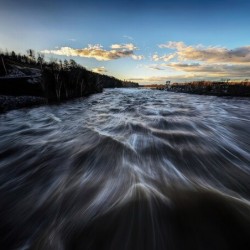 Worumbos Winter Flood - Maine River Wall Art