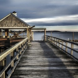 Winter Day at Dolphin Marina - Harpswell ME