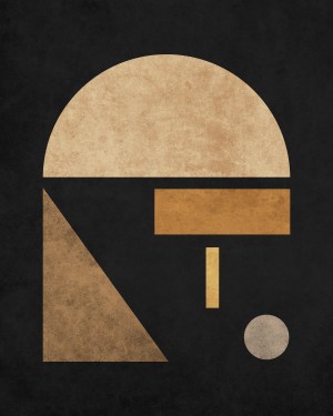 Geometric Harmony in Black - 03