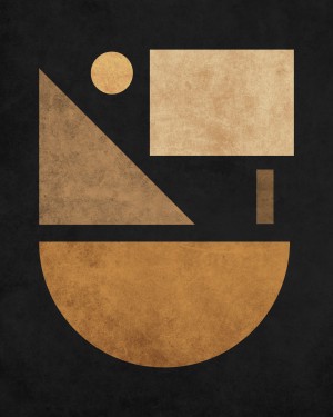 Geometric Harmony in Black - 01