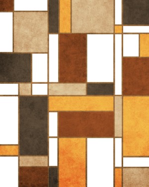 Mondrian Composition - White - Abstract Expressionism 1