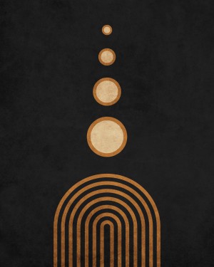 Secret Rambles 1 - Minimal Geometric Abstract