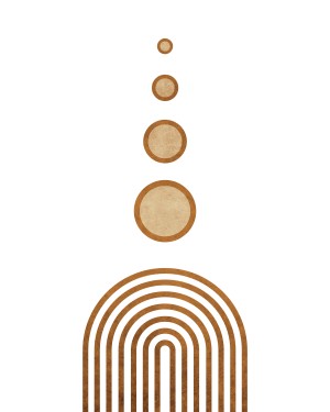 Secret Rambles 2 - Minimal Geometric Abstract