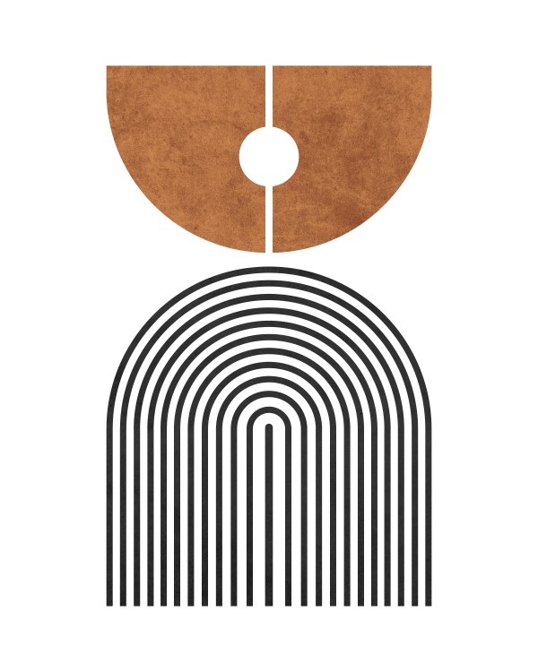 Ver Sacrum 1 - Minimal Geometric Abstract by Cosmic Soup