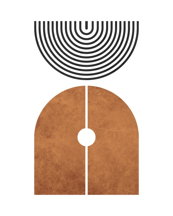 Ver Sacrum 2 - Minimal Geometric Abstract by Cosmic Soup