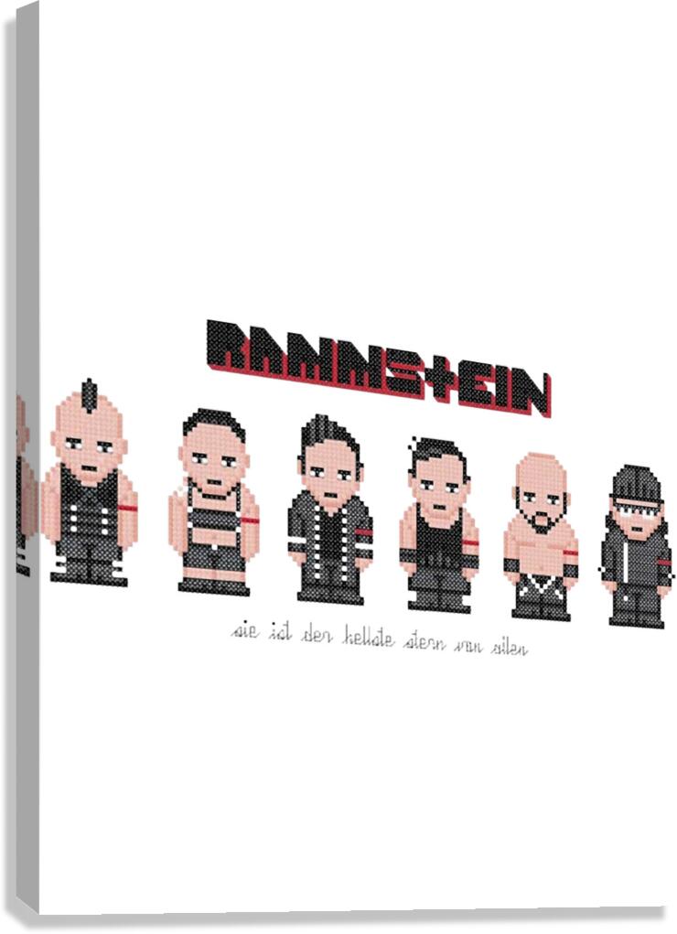rammstein 13 Canvas Print