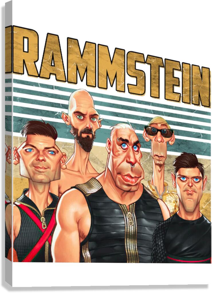 rammstein 21 Canvas Print