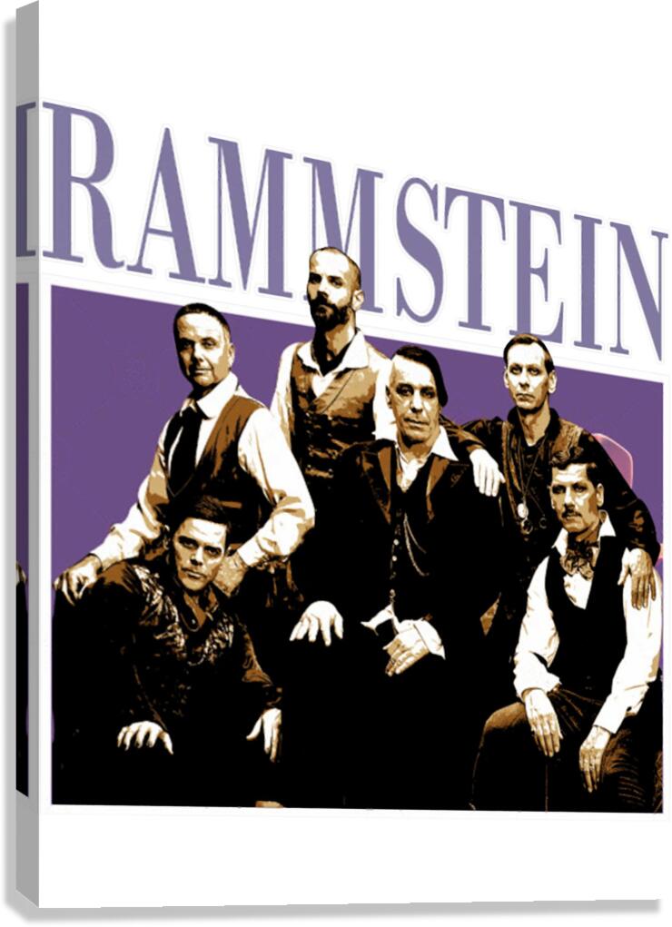 rammstein 22 Canvas Print