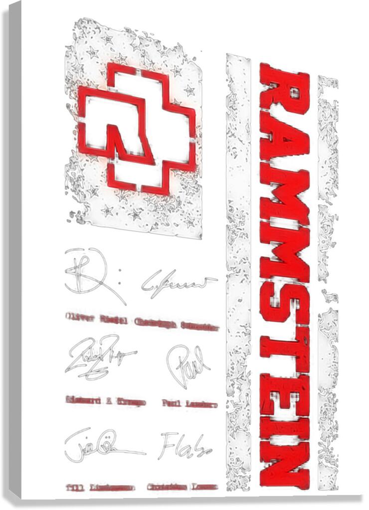 rammstein 29 Canvas Print
