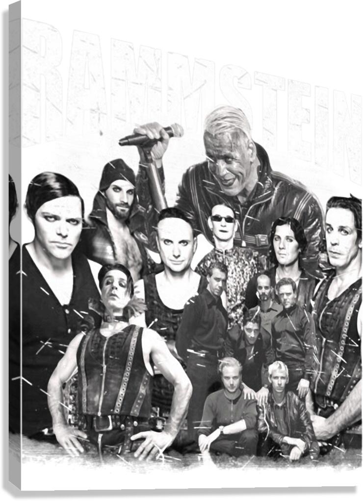 rammstein 9 Canvas Print