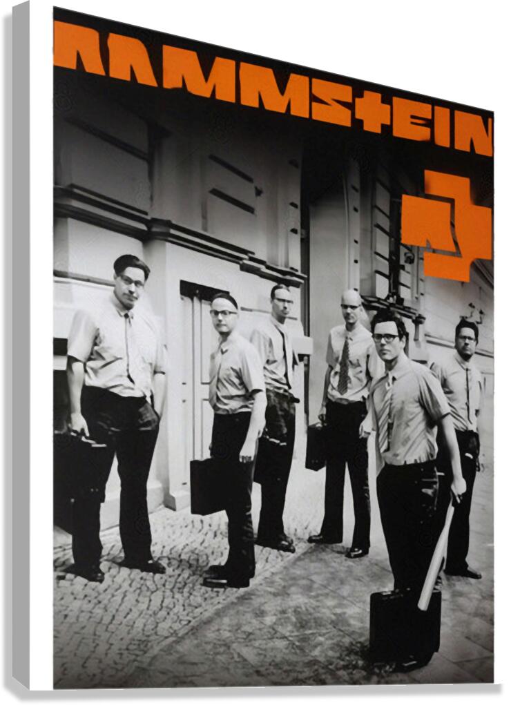 rammstein 10 Canvas Print
