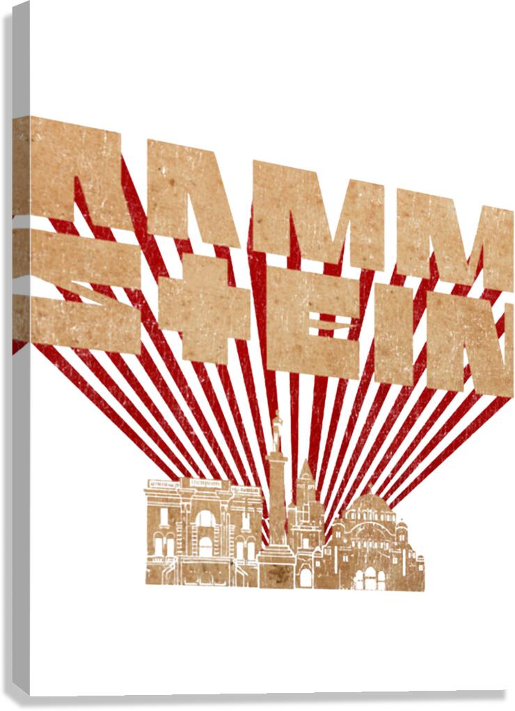 rammstein 32 Canvas Print