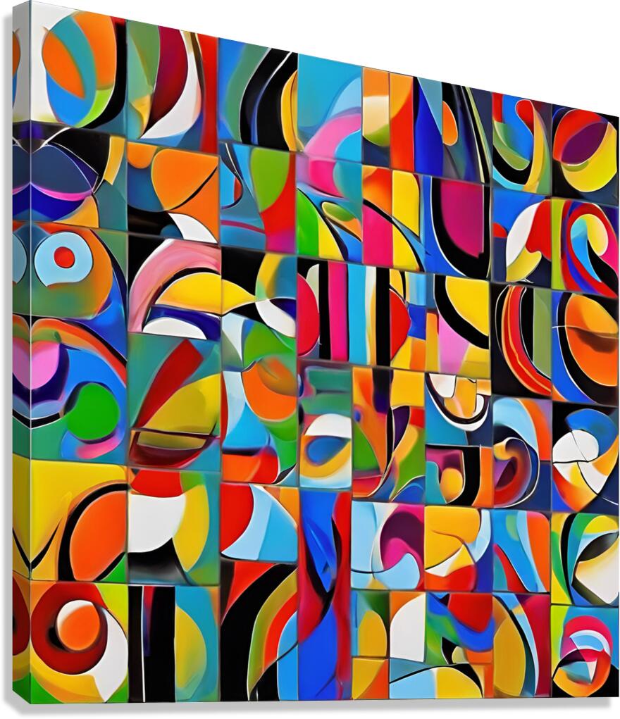 0 Abstract  art 2024     esrgan v1 x2plus 1 Canvas Print