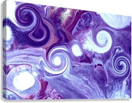 Blue Circles Canvas Print