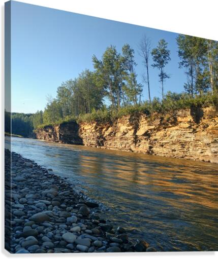Halfway River Canvas Print