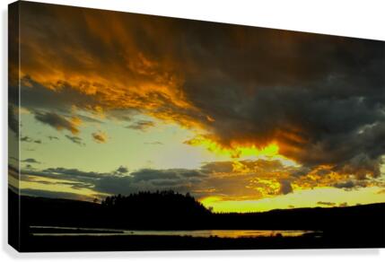 Tunkwa Sunset Canvas Print