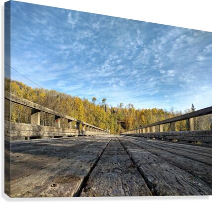 Wooden Bridge Canvas Print