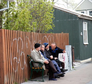 Reykjavik Iceland  Guy talk 