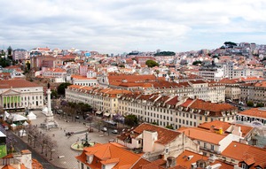 Lisbon Portugal  Central Square
