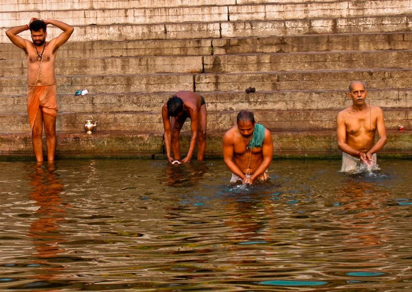  Bathing Ganges  Print