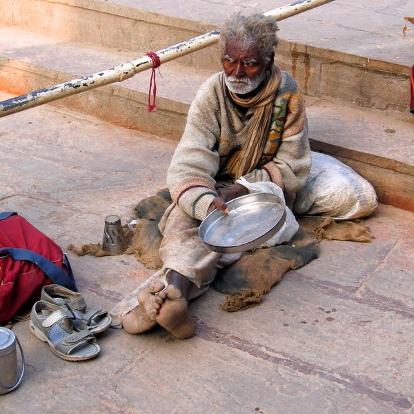 Street Beggar by nancy rapp