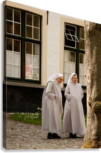 Nuns Beginhoff Canvas Print