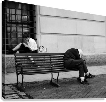 NYC   Napping Canvas Print