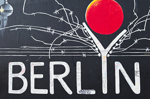 Graffiti on a wall Berlin Wall Berlin Germany 134097